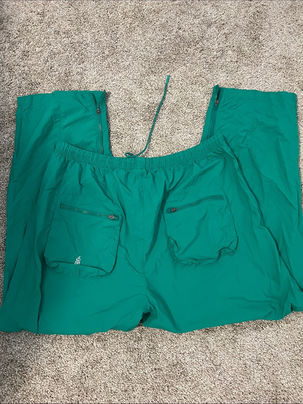 FP Movement by Free People Cascade Green Drawstring Track Joggers - Picture 4 of 5